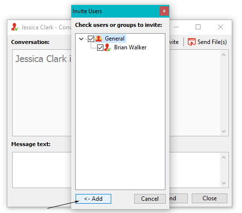 Realpopup: Invite users for chat